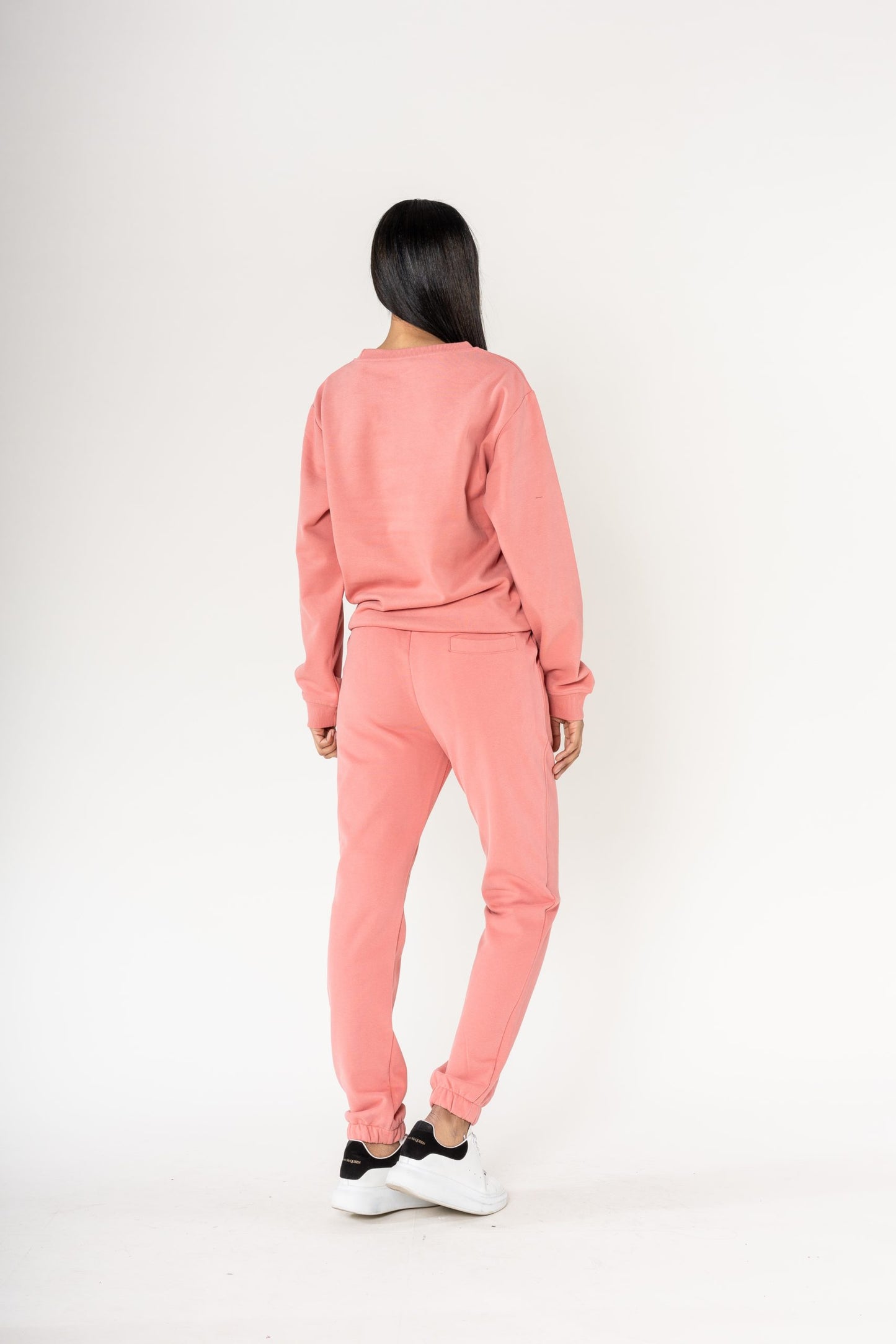 Nina Carter | Dames | Huispak - Jogging pak | aangesloten pijpen | 2 delig | Roze