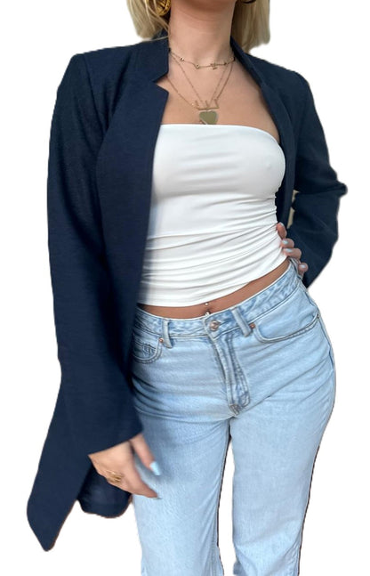 Tamaris | Dames | Blazer - tussenjas | Blauw