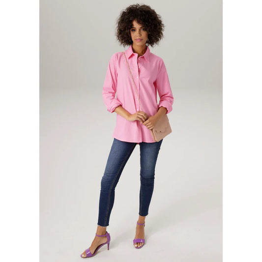 Aniston | Dames | Blouse | Roze | Duurzaam