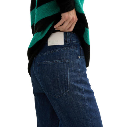 Tom Tailor | Dames | Jeans Emma | Basic straight fit -straight leg | Dark stone blue denim