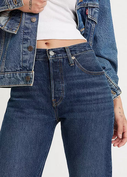 Levi's | Dames |501 jeans | Crop - 7/8 lengte | Denim blauw