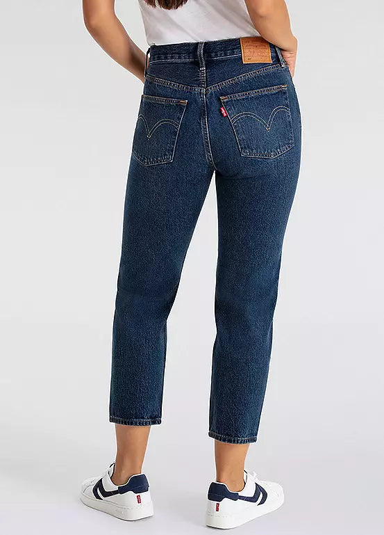 Levi's | Dames |501 jeans | Crop - 7/8 lengte | Denim blauw