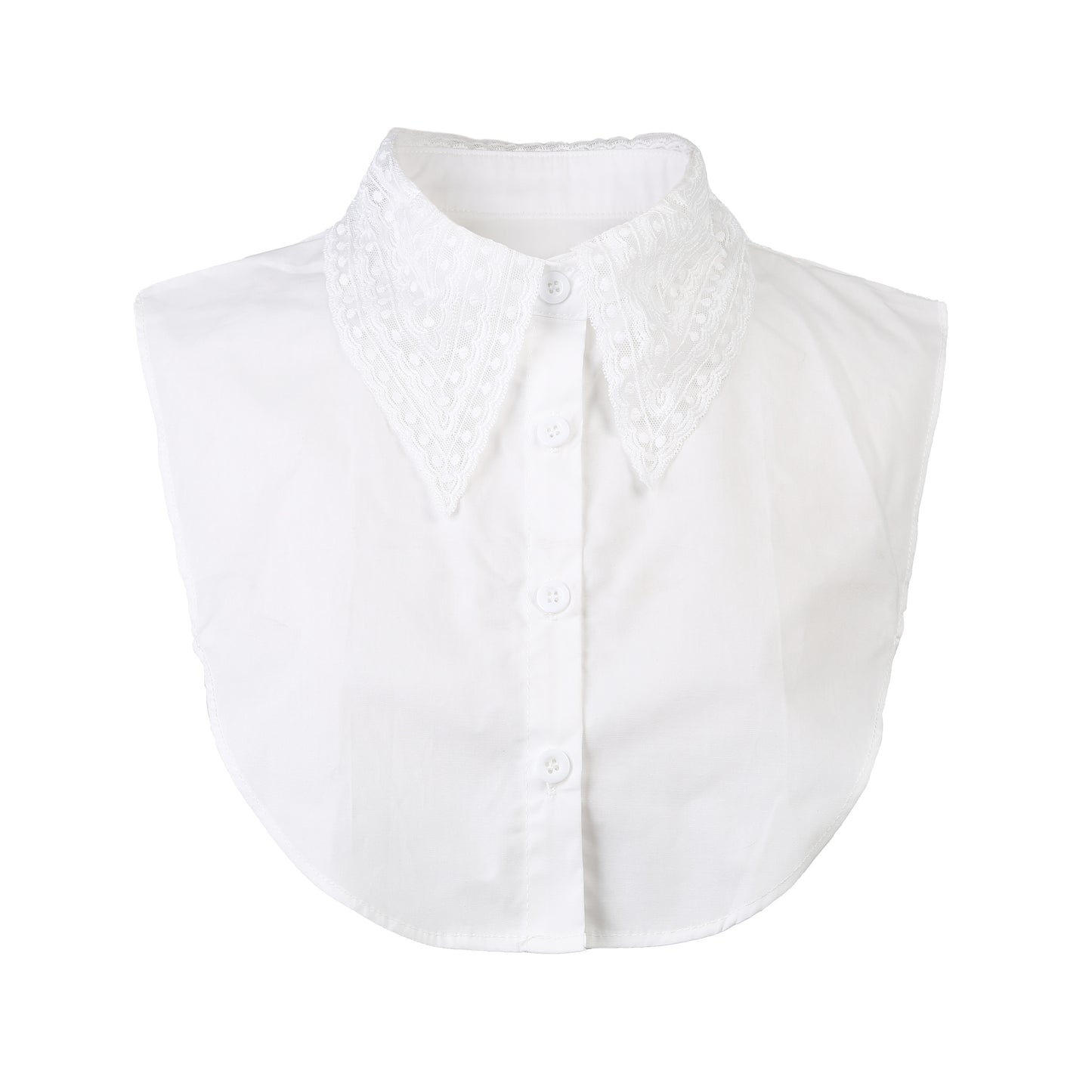 Sunset Fashion | Kraagje | Kant | One Size | Wit