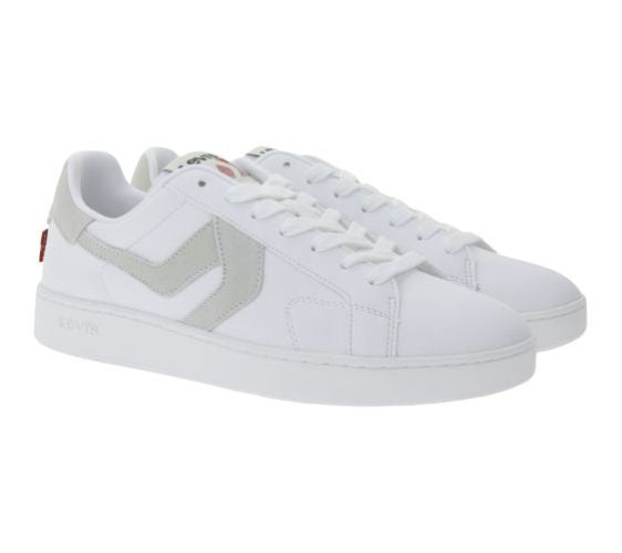 Levi’s | Heren | Sneaker | Swift | Leather overlay look | Wit – Grijs