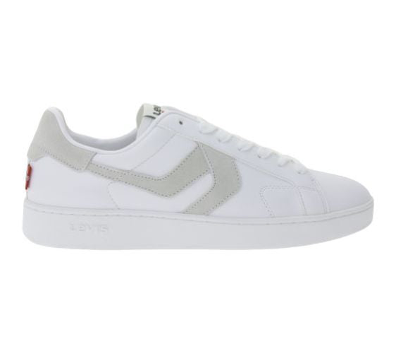 Levi’s | Heren | Sneaker | Swift | Leather overlay look | Wit – Grijs