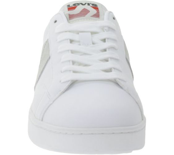 Levi’s | Heren | Sneaker | Swift | Leather overlay look | Wit – Grijs