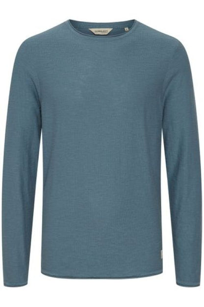 11 PROJECT | Heren | Classic | Fijn gebreide trui | Petrol Blauw