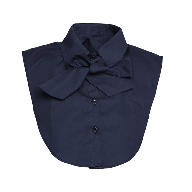 Sunset Fashion | Kraagje | Met Losse Strik  One Size | Navy