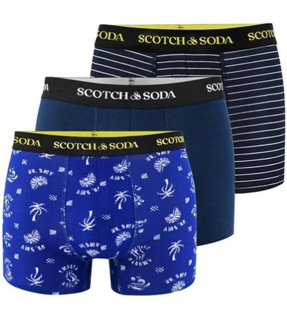 SCOTCH & SODA | Heren | Boxershorts | 3 Pack | Cotton Stretch | Multicolor 1