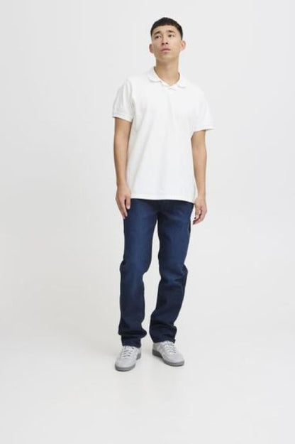 Blend | Heren | Polo shirt | 2 pack | Regular fit | 100% Katoen | Blauw – Wit
