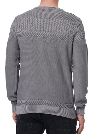 Rusty Neal | Heren | Sweater | Gebreid met kabel | Diverse kleuren | Antraciet