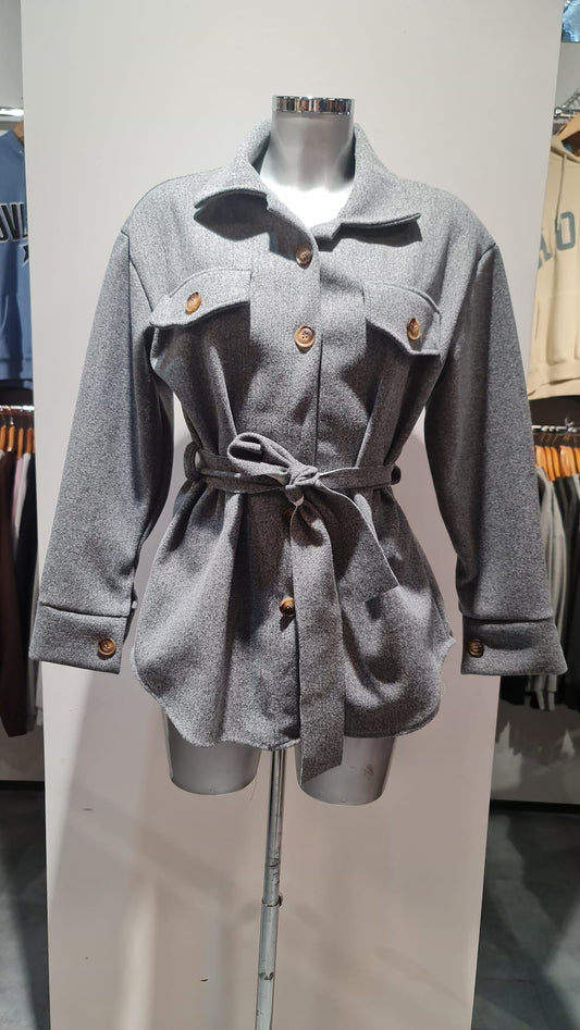 Pretty Body | Dames | Overshirt | Grijs