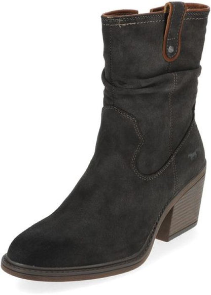 Mustang |Dames | Enkel laars |Western | Cowboy boot | Donker Grijs