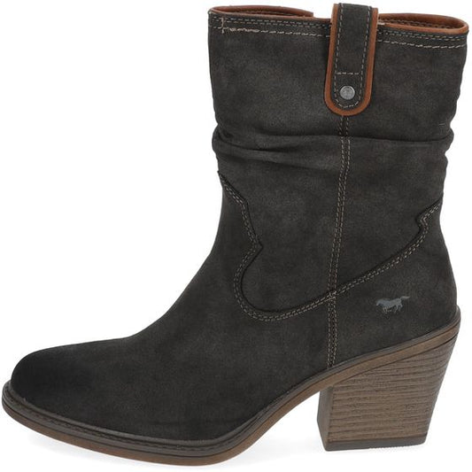 Mustang |Dames | Enkel laars |Western | Cowboy boot | Donker Grijs
