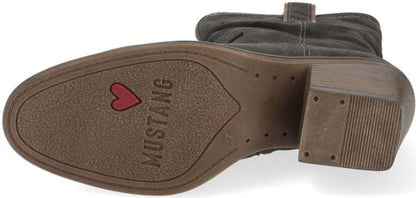 Mustang |Dames | Enkel laars |Western | Cowboy boot | Donker Grijs
