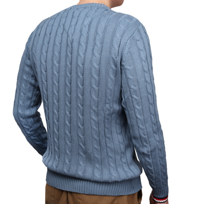 Tommy Hilfiger | Heren | Cable knit Jumper | Faded Blue