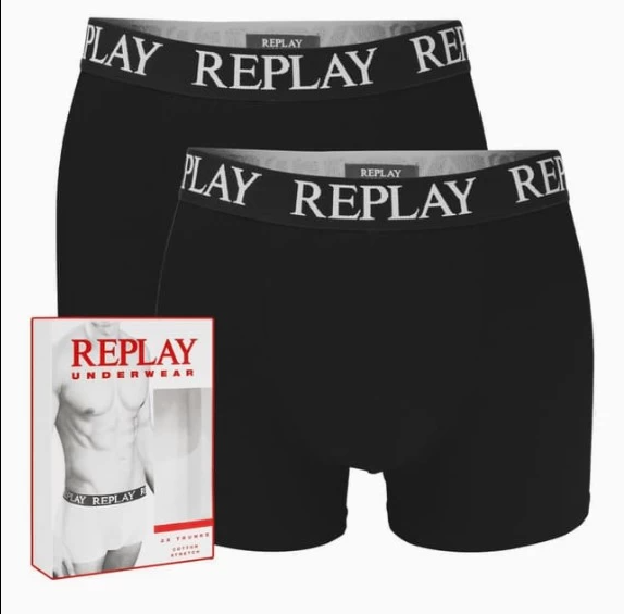 Replay | Heren | Boxershort | 2 Pack | Zwart
