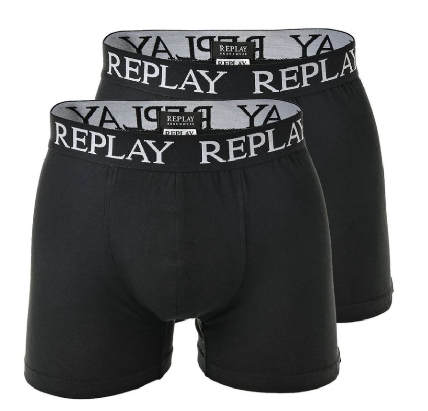 Replay | Heren | Boxershort | 2 Pack | Zwart