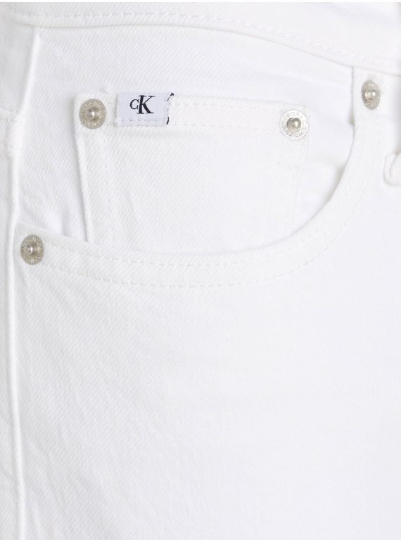 Calvin Klein | Dames | Jeans | Mom fit | Knoopsluiting | Wit