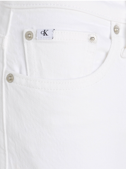 Calvin Klein | Dames | Jeans | Mom fit | Knoopsluiting | Wit