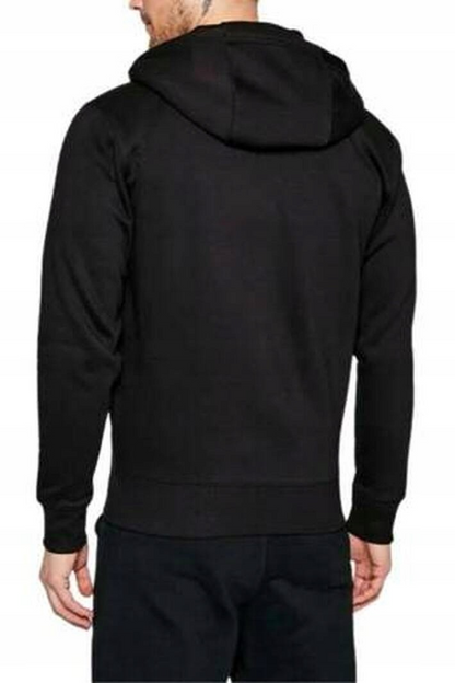 Tommy Jeans | Heren | Hoodie met rits | Flagpatch logo | Zwart
