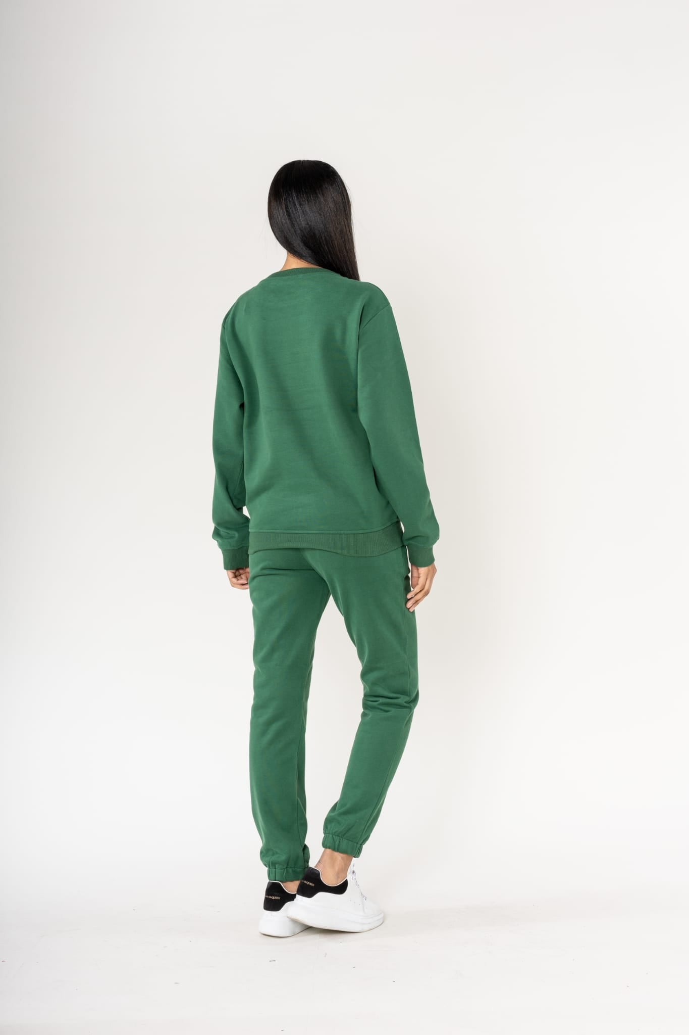 Nina Carter | Dames | Huispak - Jogging pak | aangesloten pijpen | 2 delig | Groen