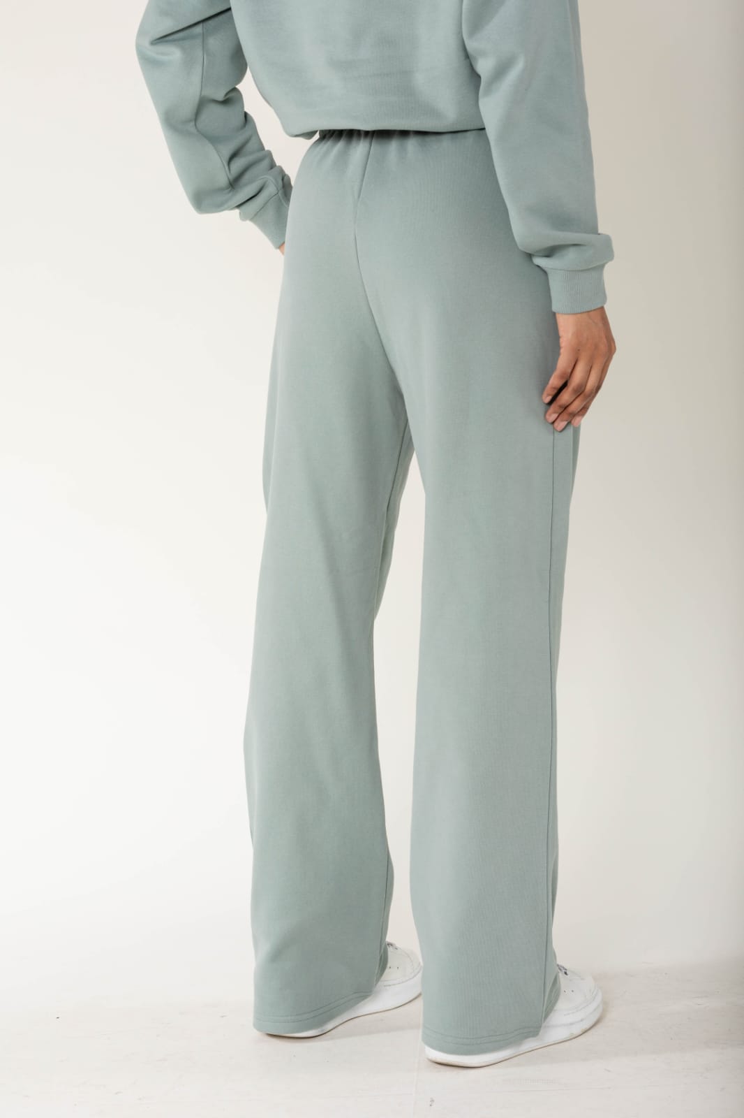 Nina Carter | Dames | Huispak - Jogging pak | Rechte  pijpen | 2 delig | IJsblauw