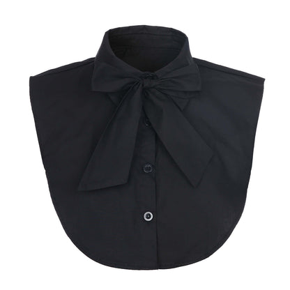 Sunset Fashion | Kraagje | Met Losse Strik | One Size | Zwart