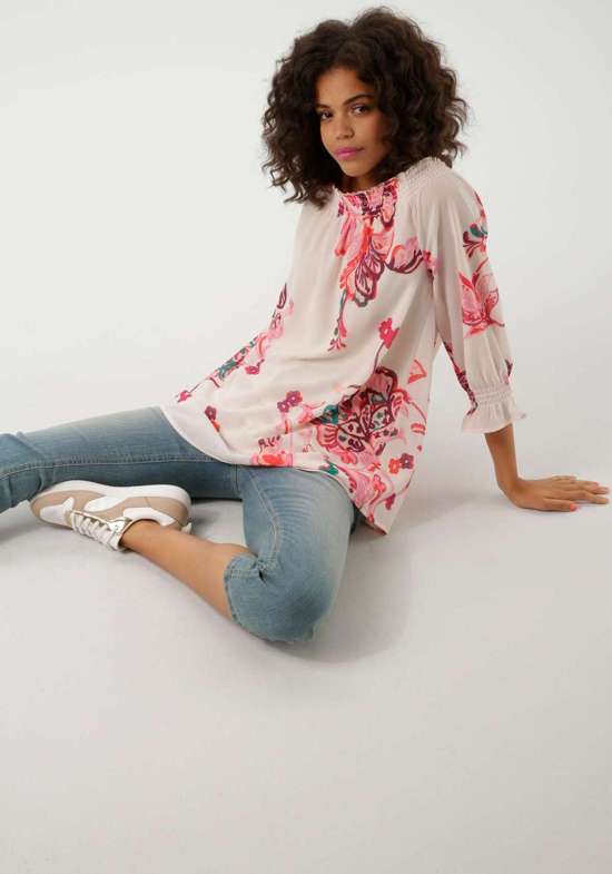 Aniston | Dames | Blouse | Chiffon | Bloemenprint | Meerkleurig