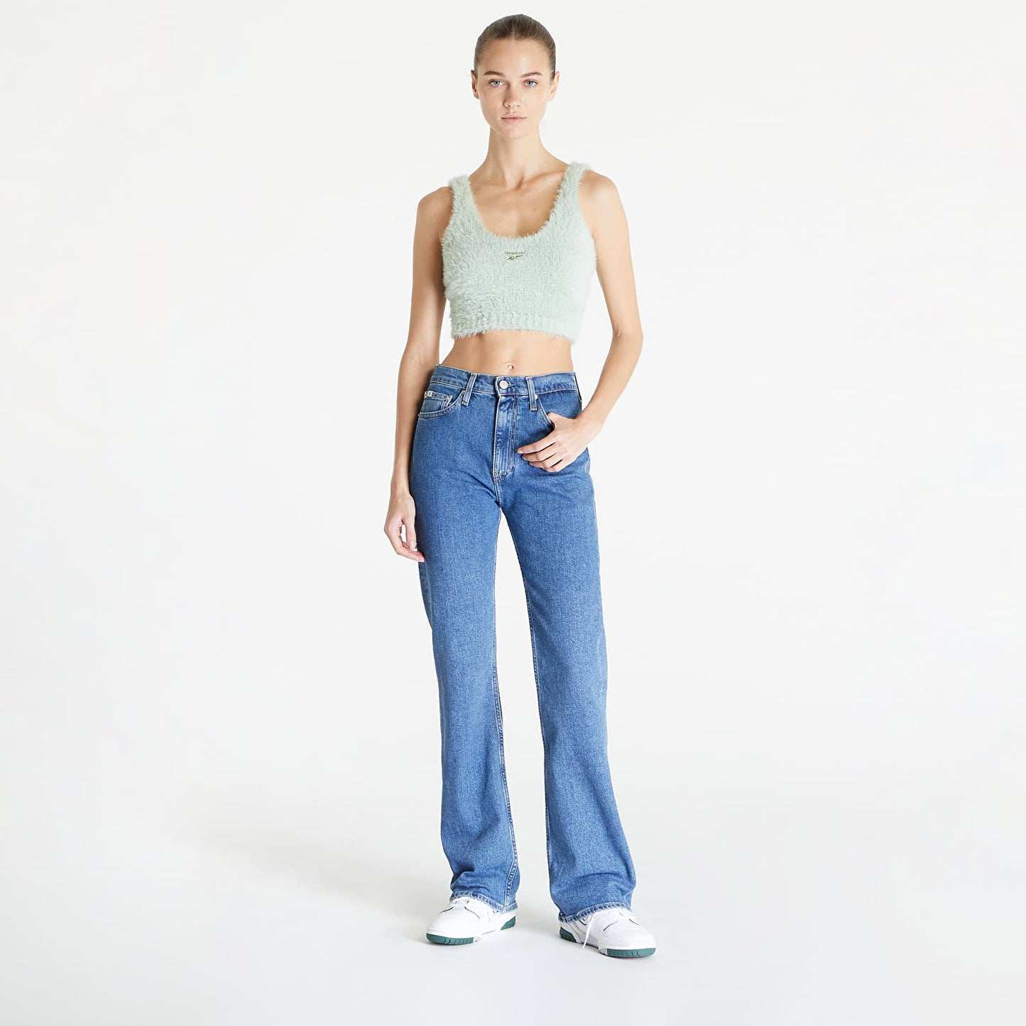 Calvin Klein | Dames | Jeans | Authentic bootcut | High rise | Mid blue