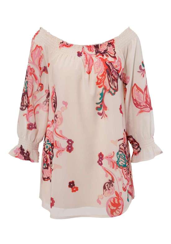 Aniston | Dames | Blouse | Chiffon | Bloemenprint | Meerkleurig