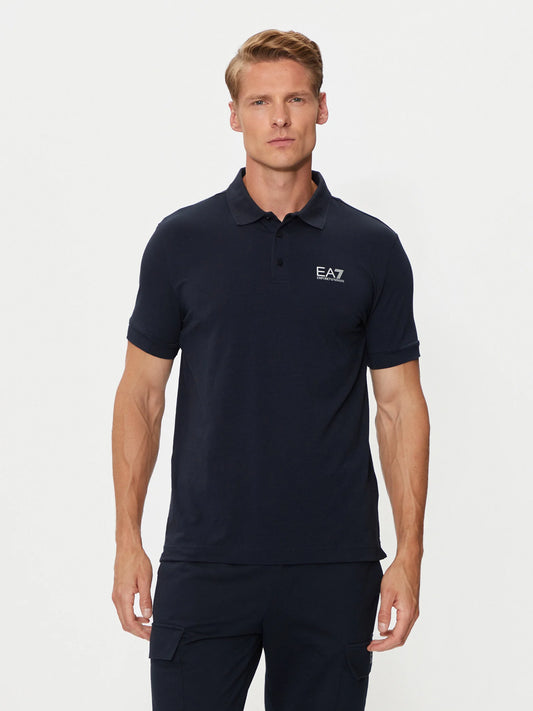 EA 7 Armani | Heren | Core Identity Polo | Logo | Donker blauw - Armani Blue