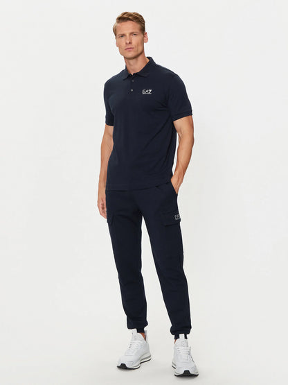 EA 7 Armani | Heren | Core Identity Polo | Logo | Donker blauw - Armani Blue