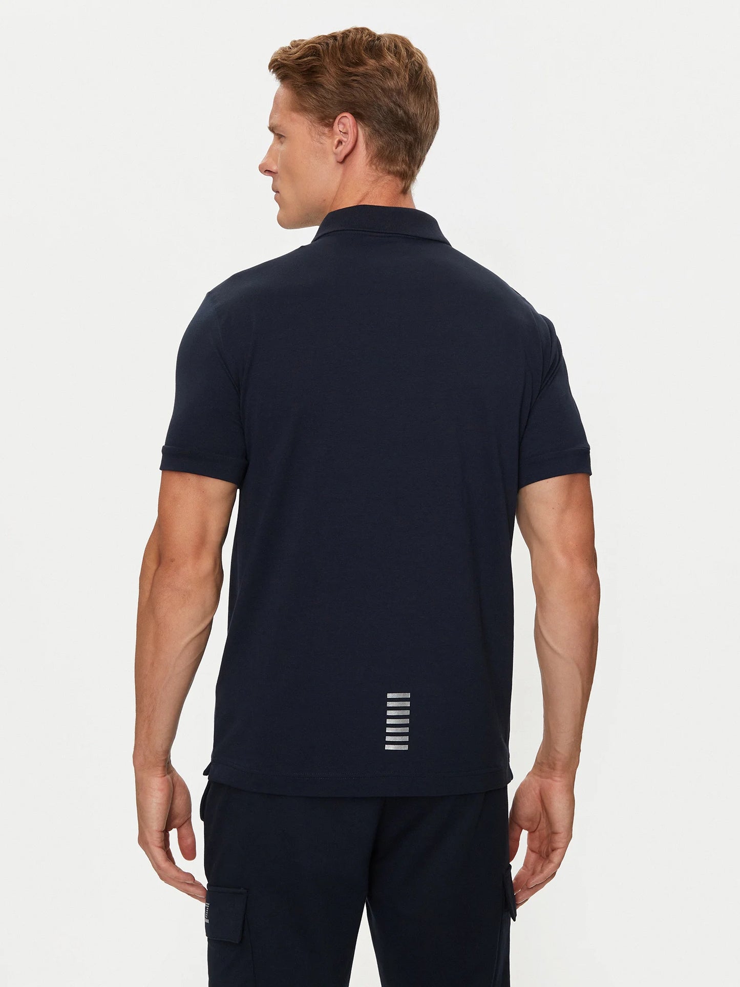 EA 7 Armani | Heren | Core Identity Polo | Logo | Donker blauw - Armani Blue