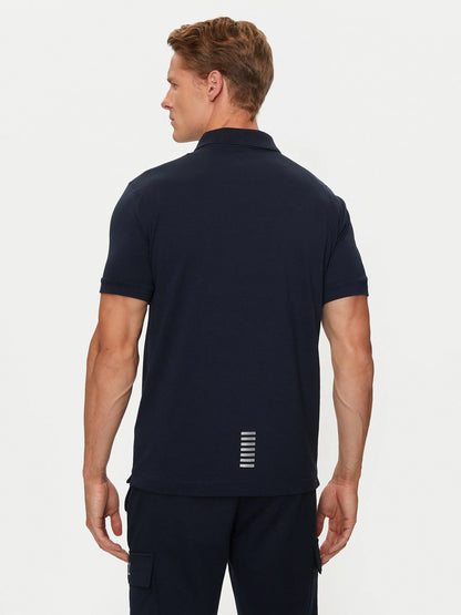 EA 7 Armani | Heren | Core Identity Polo | Logo | Donker blauw - Armani Blue