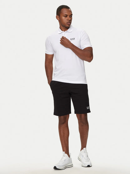 EA 7 Armani | Heren | Core Identity Polo | Logo | Wit