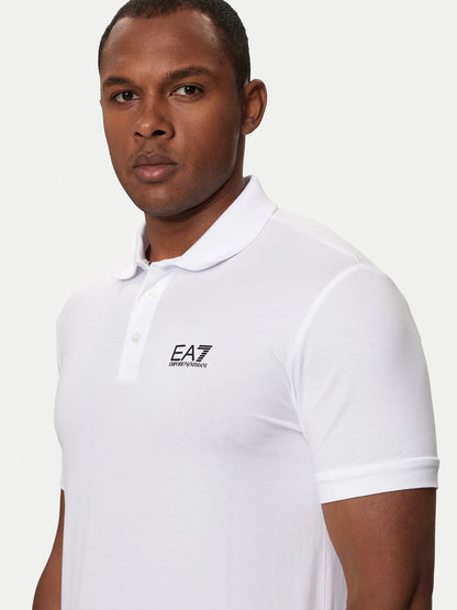EA 7 Armani | Heren | Core Identity Polo | Logo | Wit