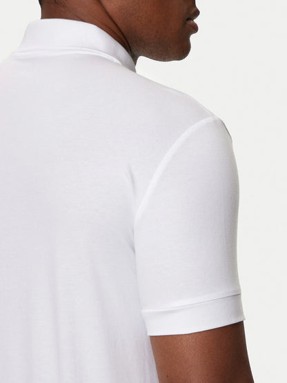 EA 7 Armani | Heren | Core Identity Polo | Logo | Wit