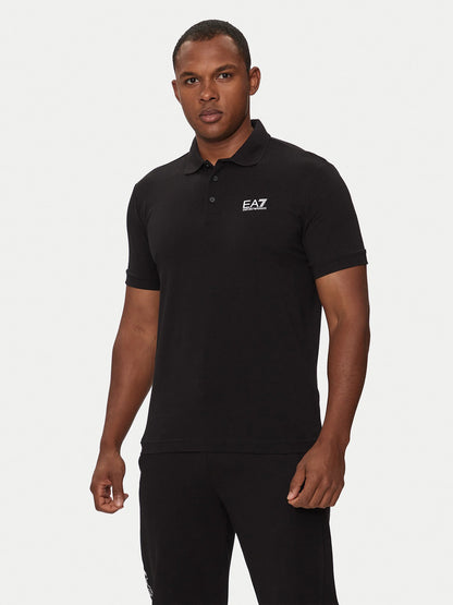 EA 7 Armani | Heren | Core Identity Polo | Logo | Zwart