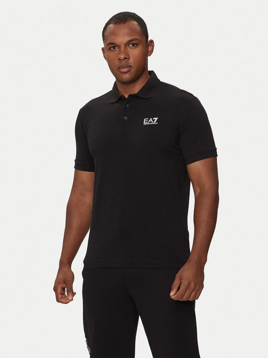EA 7 Armani | Heren | Core Identity Polo | Logo | Zwart