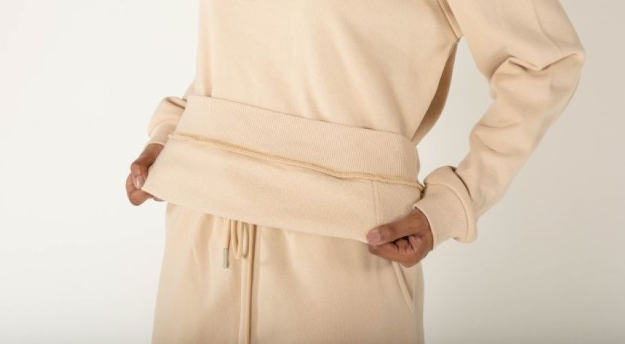Nina Carter | Dames | Huispak - Jogging pak | rechte pijpen | 2 delig | Creme