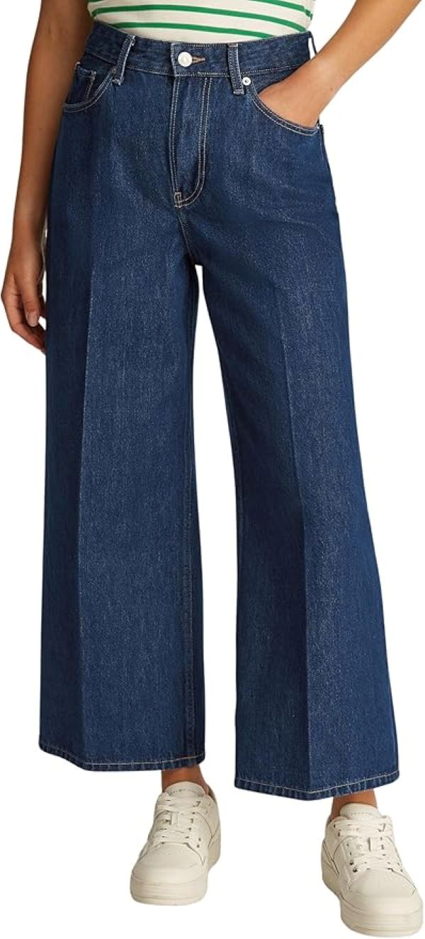 Tommy Hilfiger | Dames | Jeans wide leg | 7/8 lengte | Mid blue