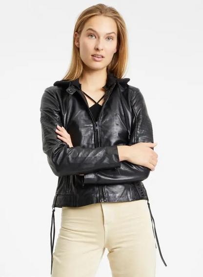 Gipsy | Dames | Leren jack Janin | Dames | Zwart