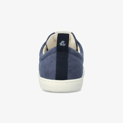 Barefoot Groundies®| Sneakers | Dames | Vegan | Gerecycled canvas | Ademend en licht | Zero drop | Zomerschoen | Blauw