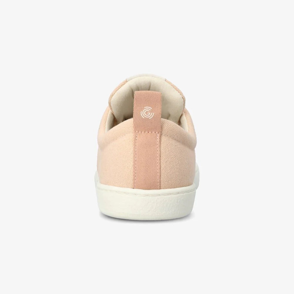 Barefoot Groundies®| Sneakers | Dames | Vegan | Gerecycled canvas | Ademend en licht | Zero drop | Zomerschoen | Roze