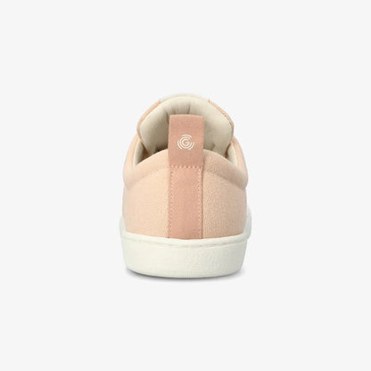 Barefoot Groundies®| Sneakers | Dames | Vegan | Gerecycled canvas | Ademend en licht | Zero drop | Zomerschoen | Roze