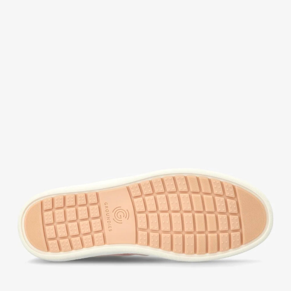 Barefoot Groundies®| Sneakers | Dames | Vegan | Gerecycled canvas | Ademend en licht | Zero drop | Zomerschoen | Roze