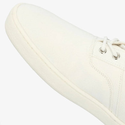 Barefoot Groundies®| Sneakers | Dames | Vegan | Gerecycled canvas | Ademend en licht | Zero drop | Zomerschoen | Wit