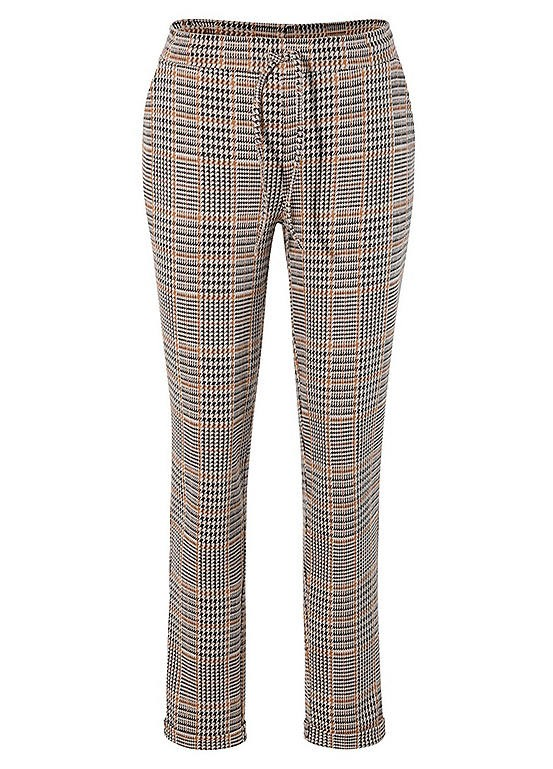 Aniston | Dames | Check print | pull on broek