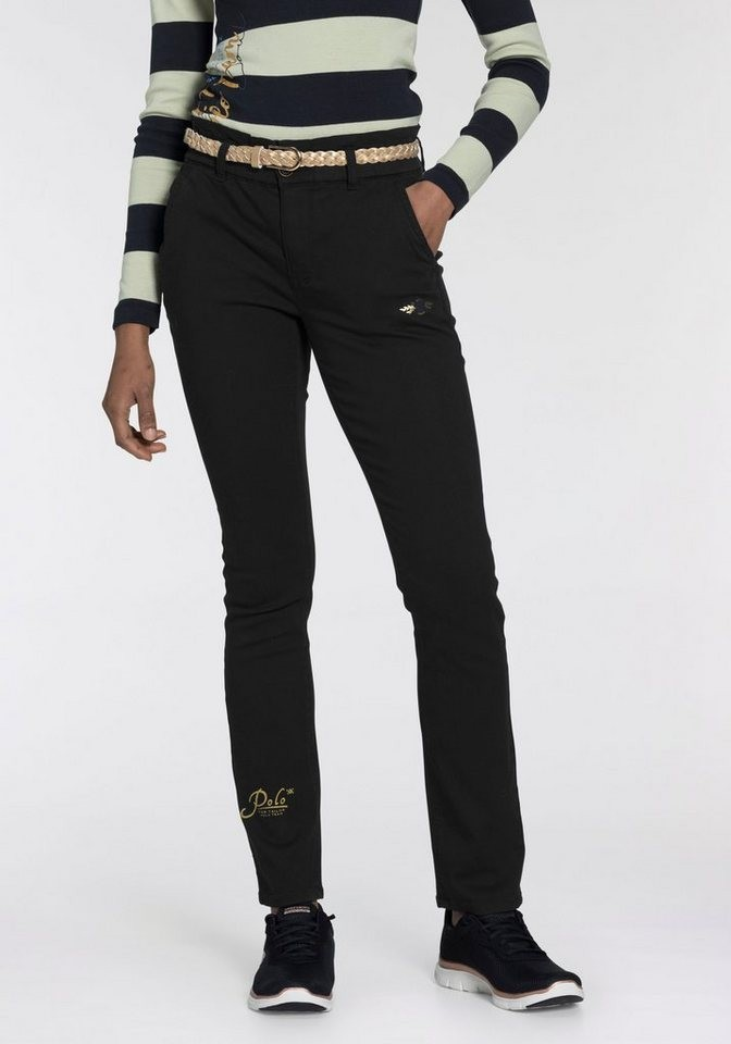 Tom Tailor |  Dames | Polo team | Chino Paperbag | Zwart